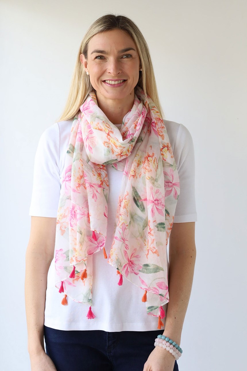 FLORAL SCARF